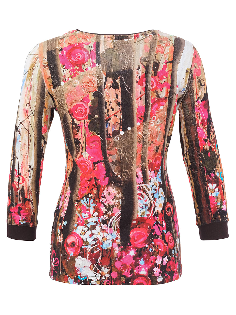 Dolcezza Round Neck Top 76670 Woodland Red