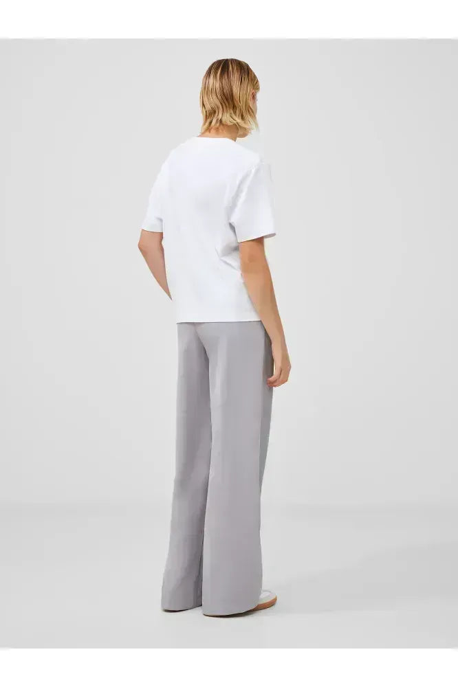 French Connection White Rallie Cotton T-Shirt