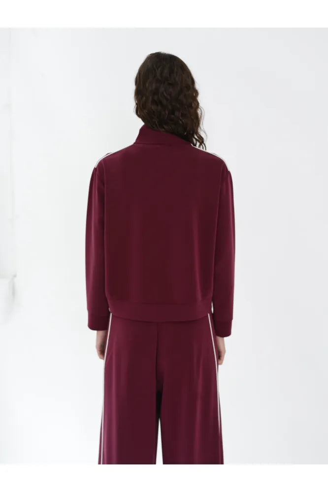 French Connection Wren Sweatshirt Berry Red