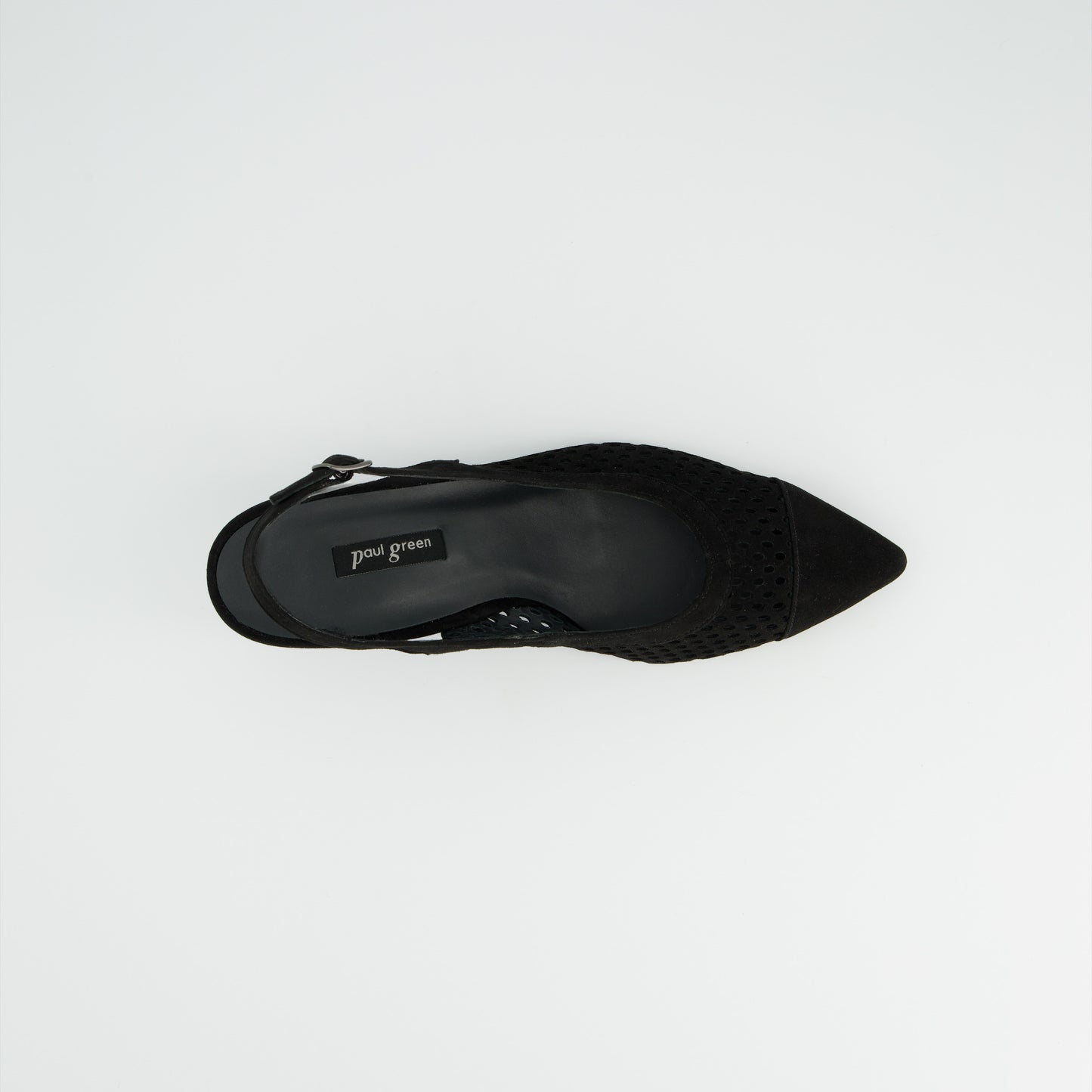 Paul Green Samtziege Sling Back - Black