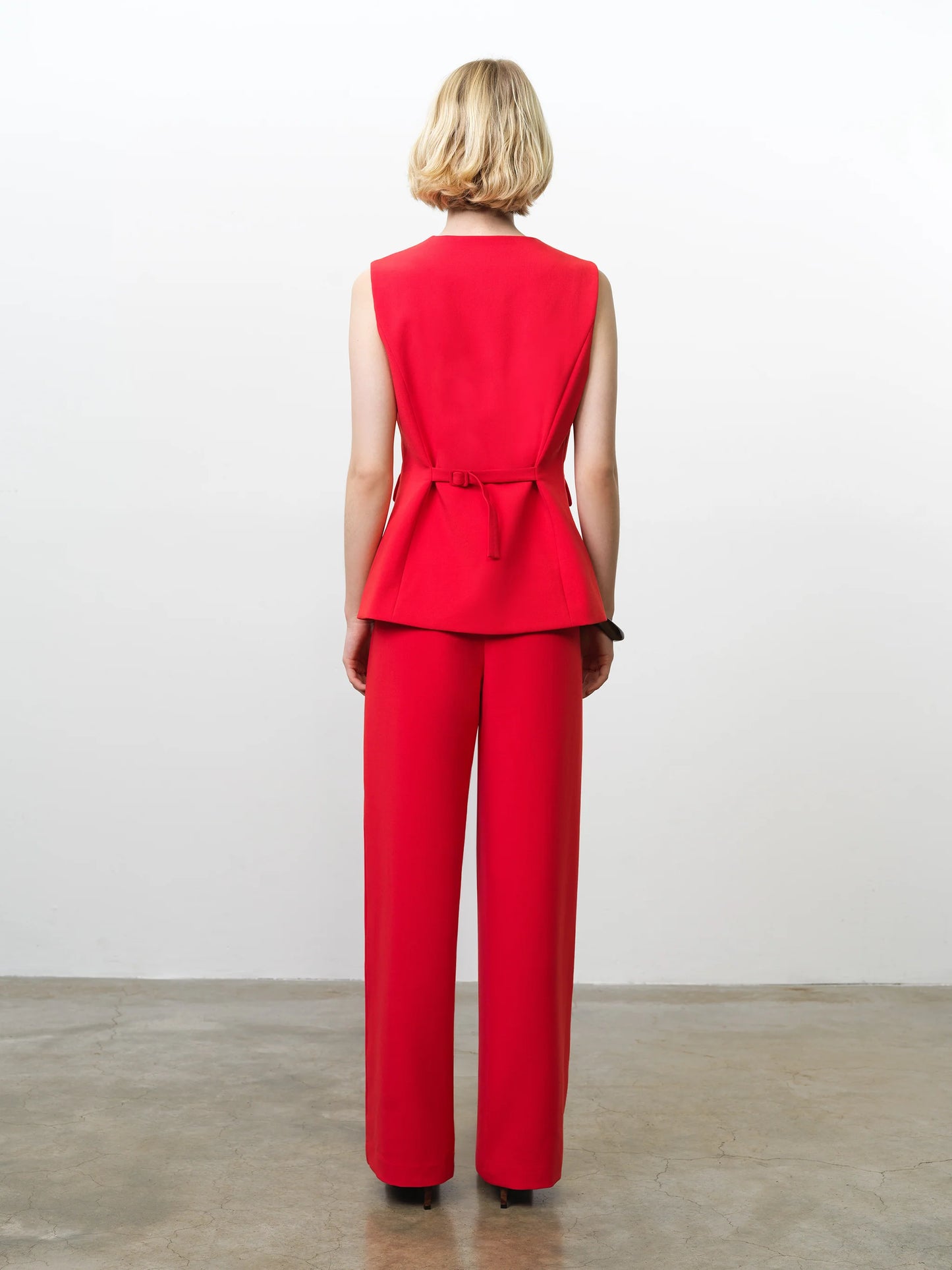 French Connection Carlie Waistcoat Red
