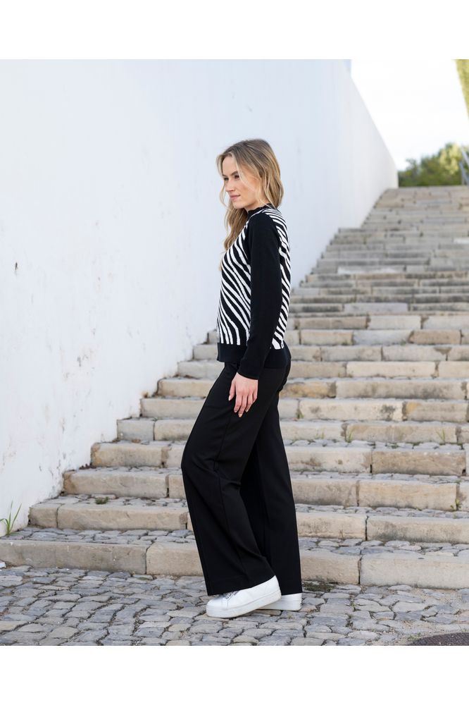 Marble Cardigan 8034 Black