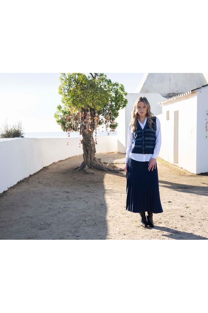 Marble Vest Top 8045 Sea Foam