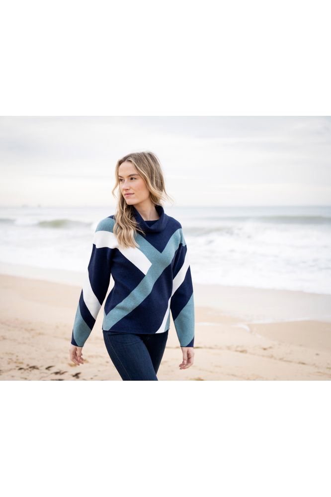 Marble Sweater 8109 Sea Foam