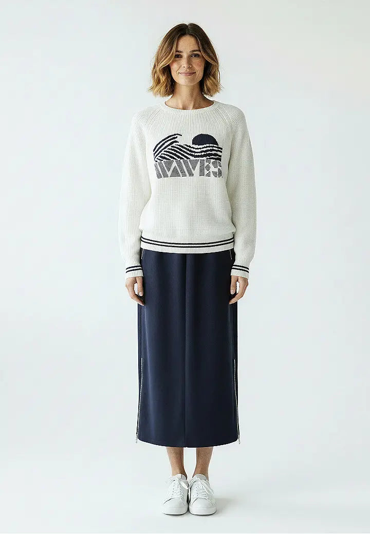 Marc Aurel Crew Neck Off-White