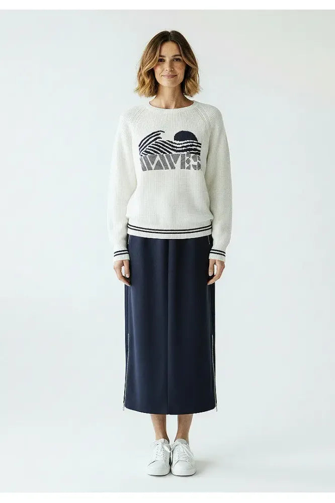 Marc Aurel Crew Neck Off-White