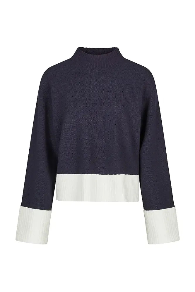 Marc Aurel Turtleneck Sweater Navy