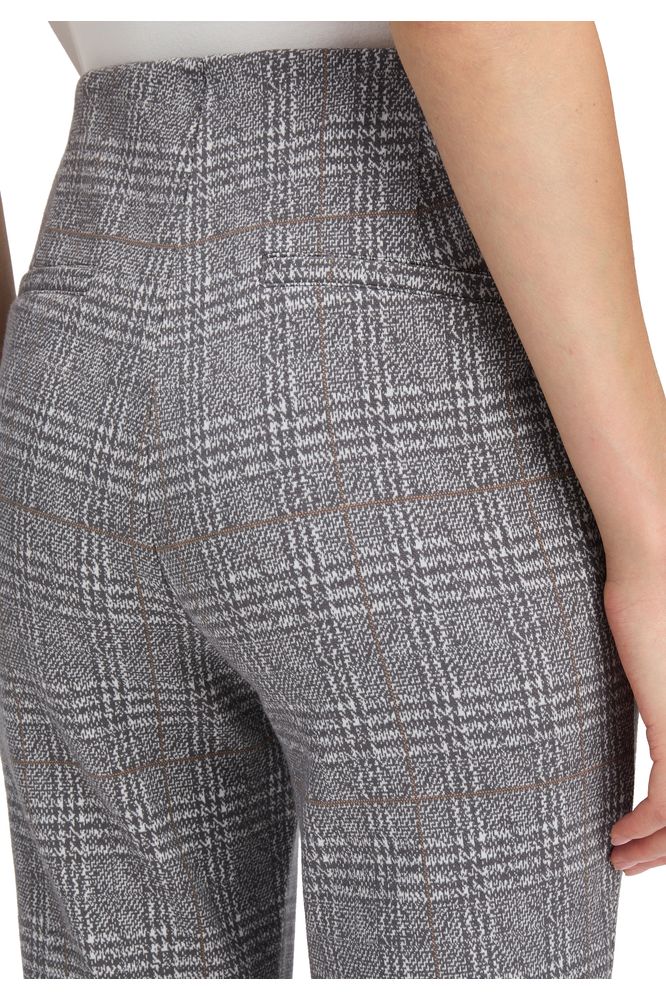 Betty Barclay Grey/Beige Checked Trousers