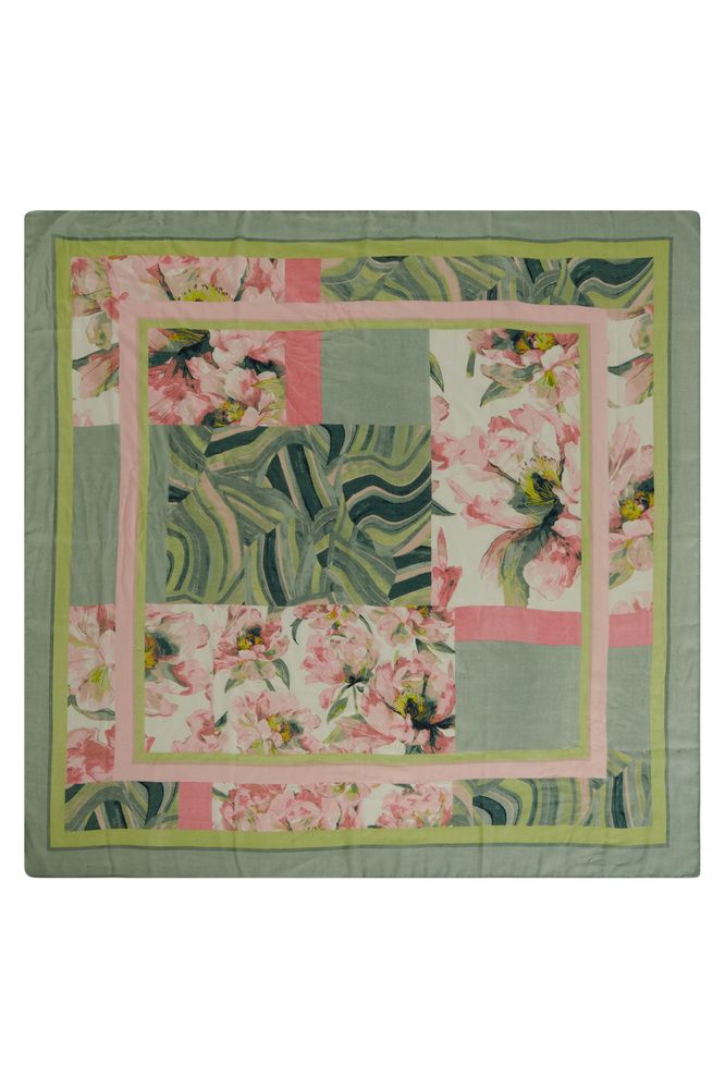 Betty Barclay Mint/Rosé Scarf 3487/1861