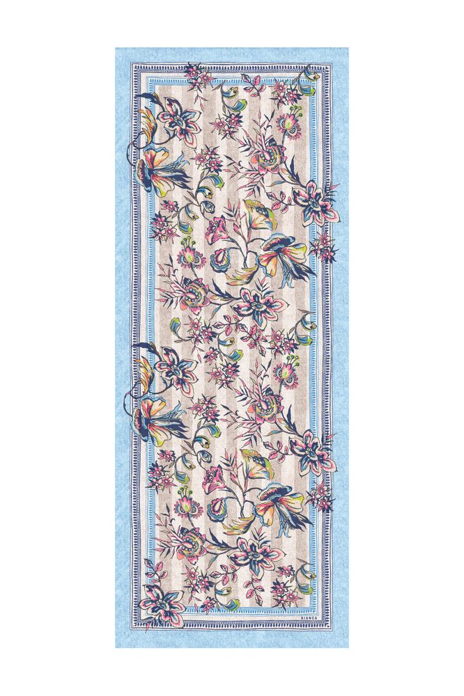 Bianca Rhodos Scarf - Blue Vision