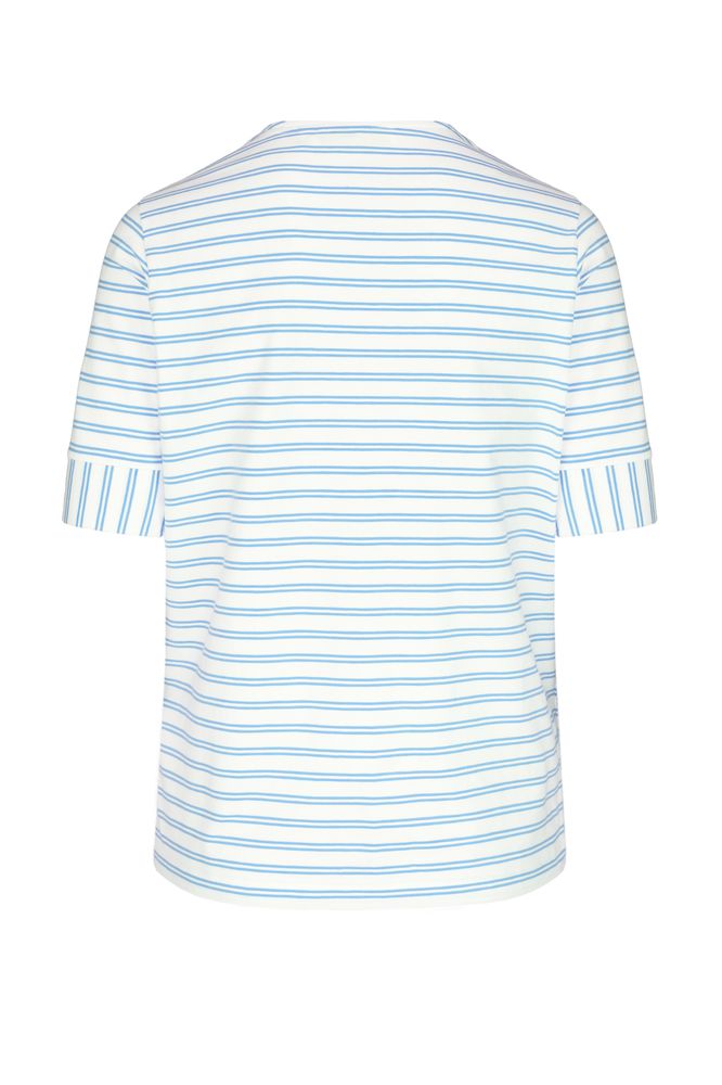 Bianca Dinia Stripe T-shirt - Blue Vision