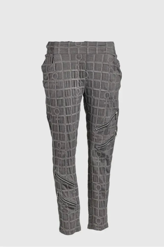 My Soul Bubble Slim Trousers Grey