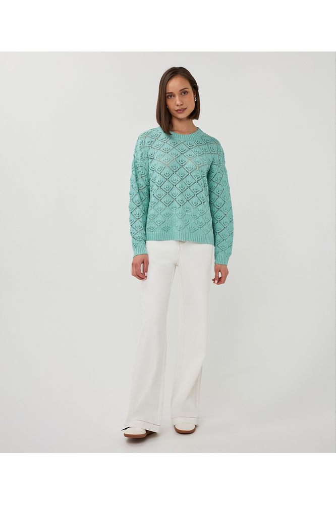 Esqualo Ajour Sweater Mint