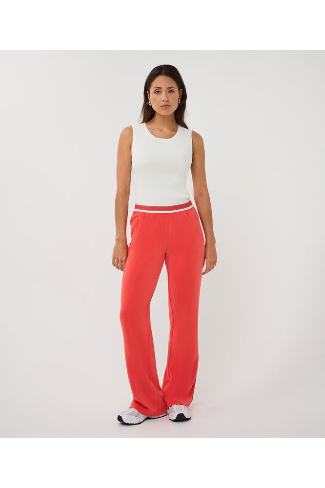 Esqualo Fancy Wide Trouser Chili