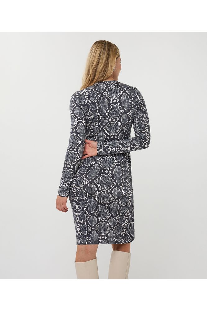 Esqualo Snake Print Dress