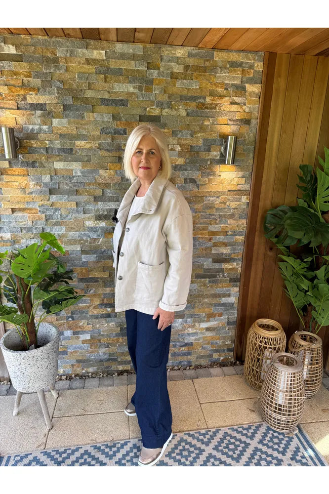 D.E.C.K Beige Outerwear Jacket 524783