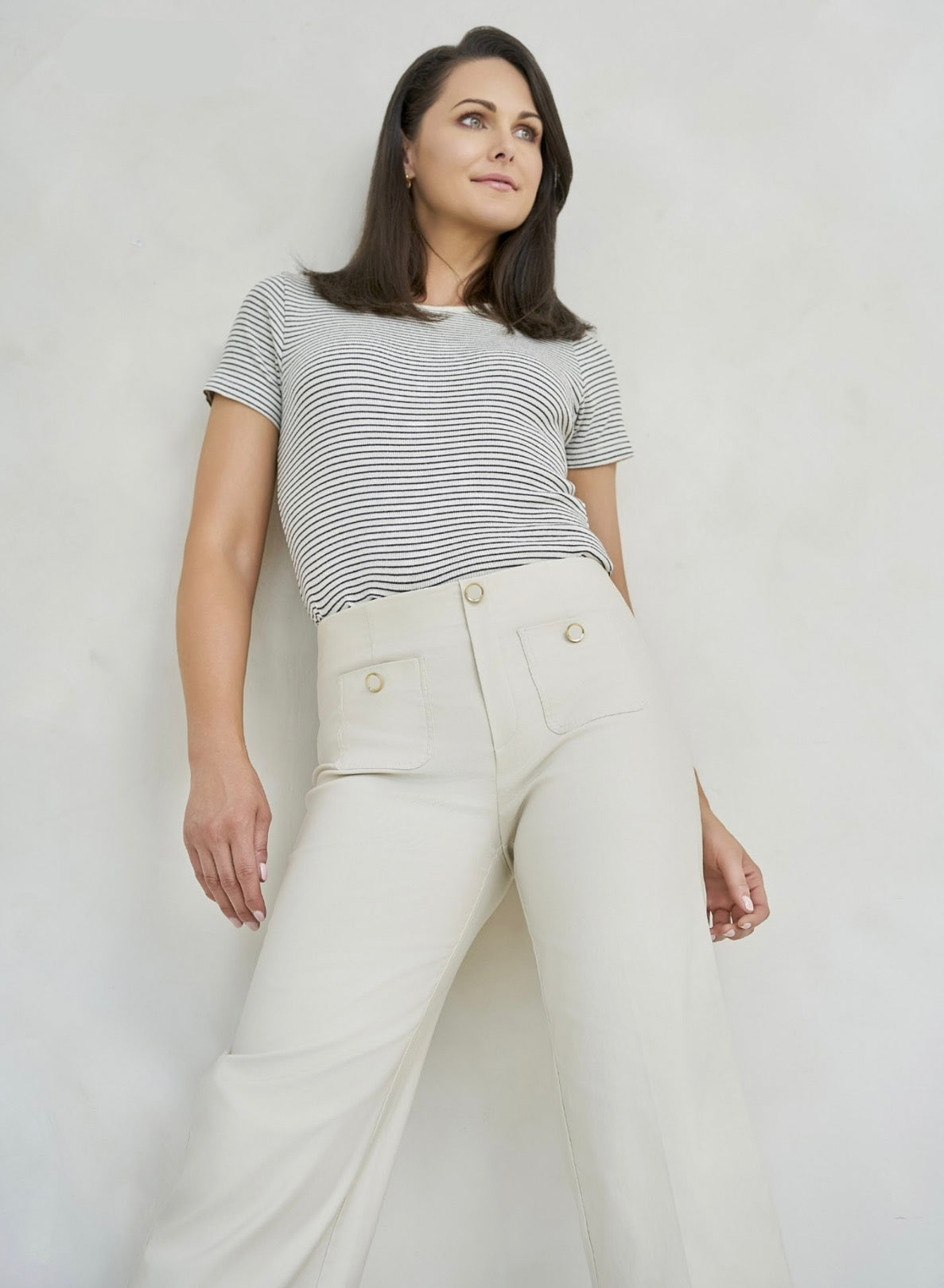 PINNS Culotte Trouser 638C Ecru