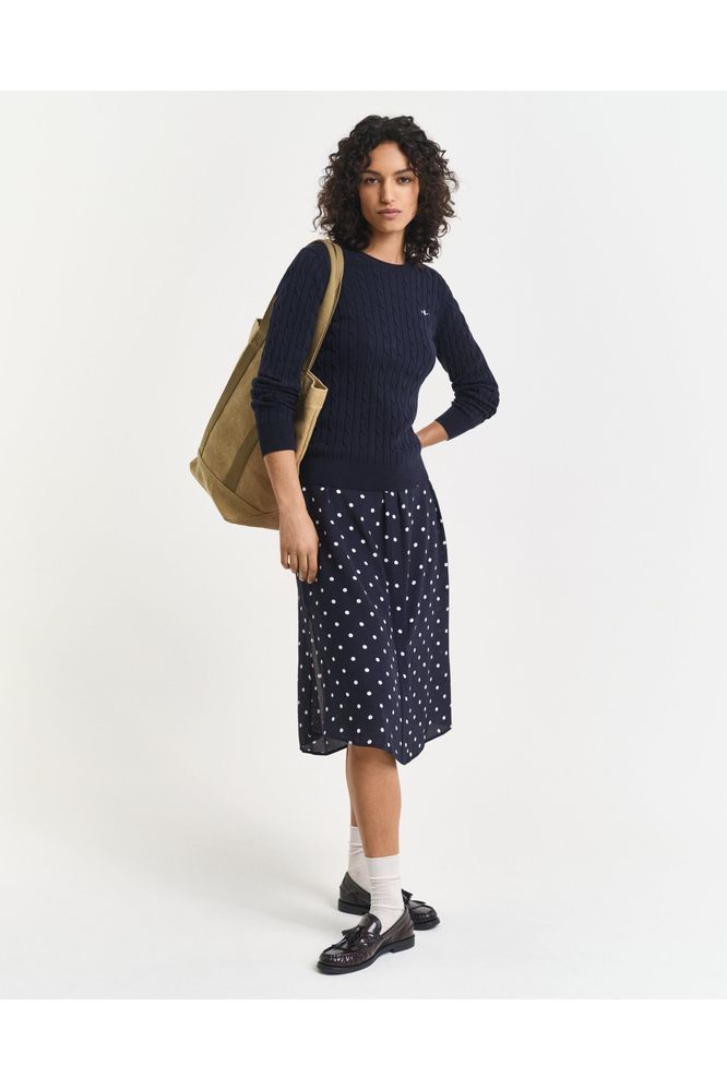 Gant Stretch Cotton Cable C-Neck