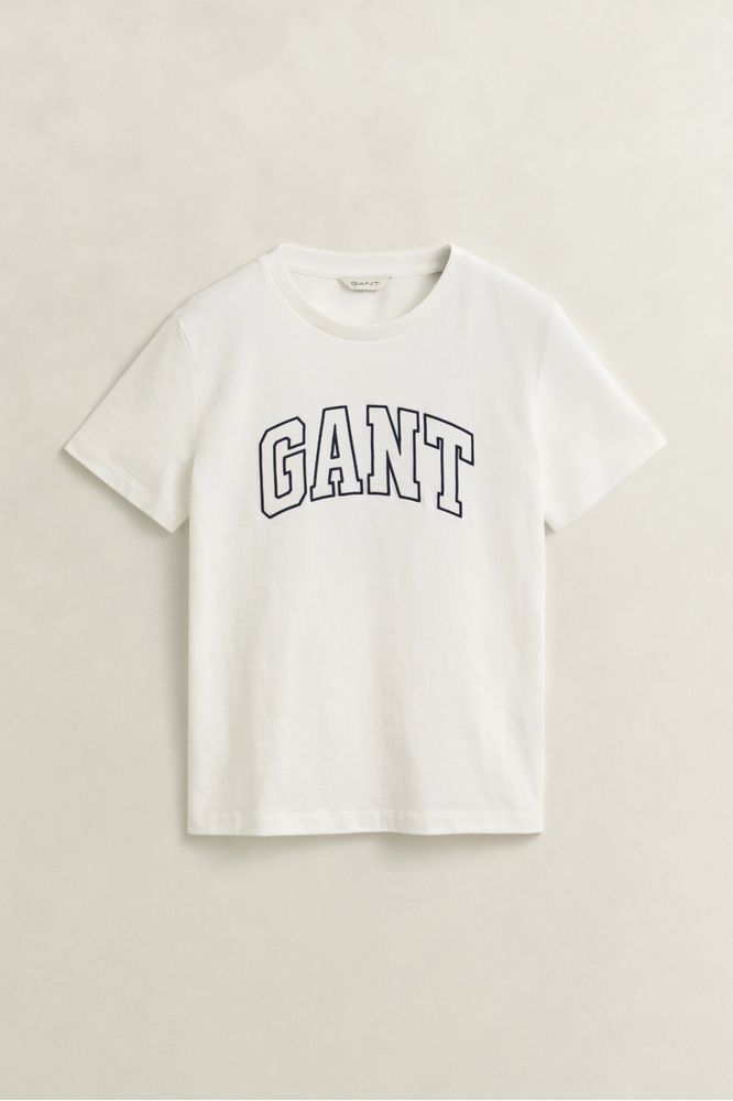 Gant Graphic Short Sleeve T-Shirt-Eggshell