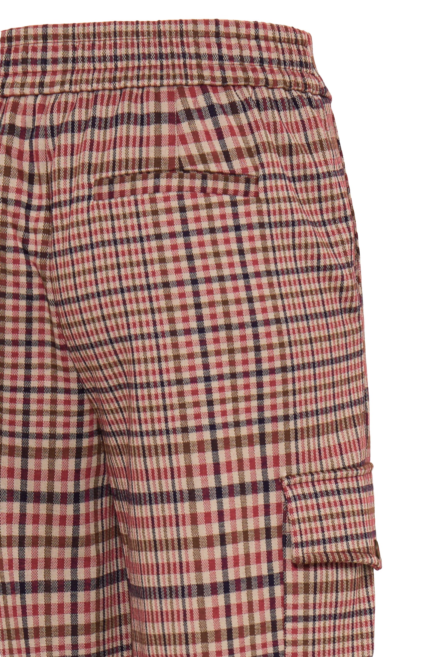 Ichi Kate Checkit Trousers Big Check