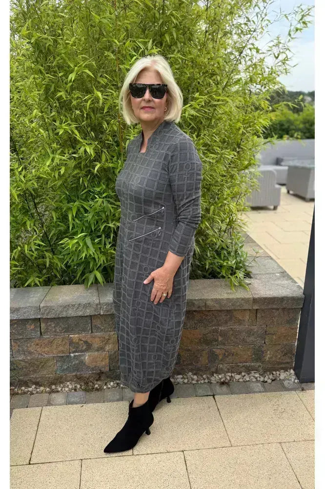 My Soul Bubble Dress Grey