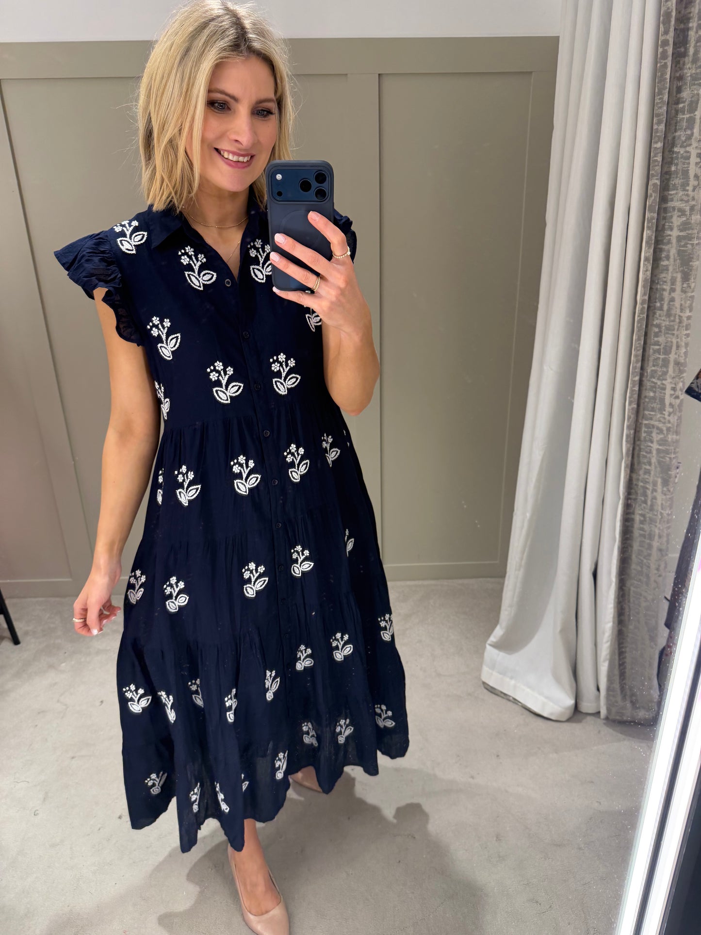 Dream Thalassa Dress Navy/White