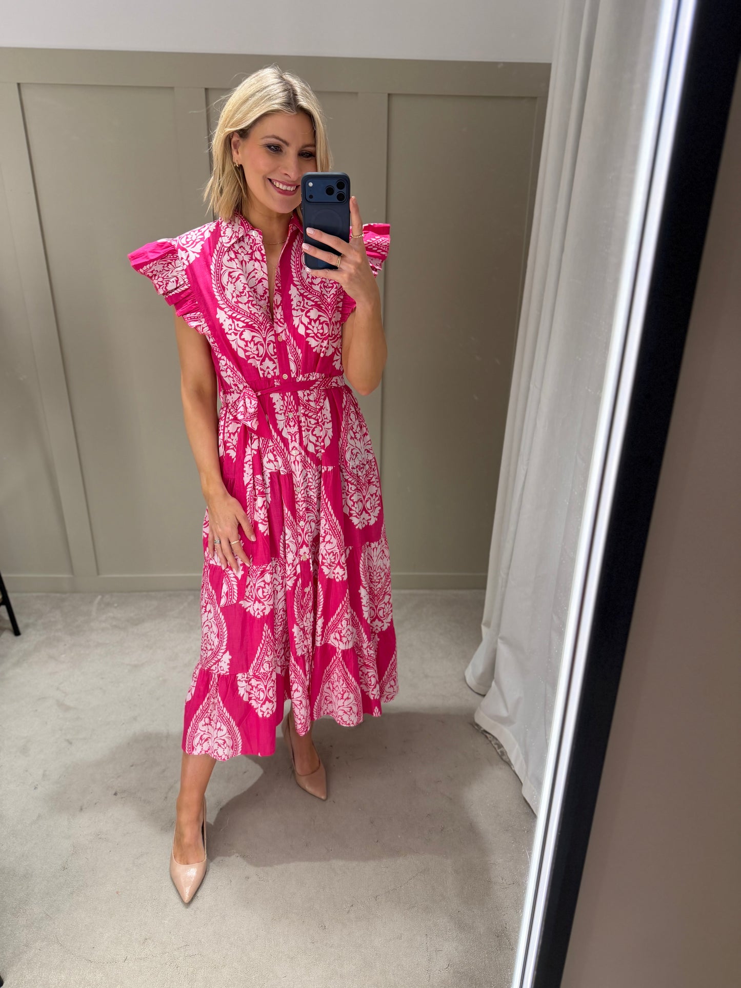 Dream Long Beach Dress Pink