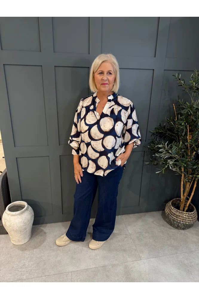 D.E.C.K Circle Tunic Blouse