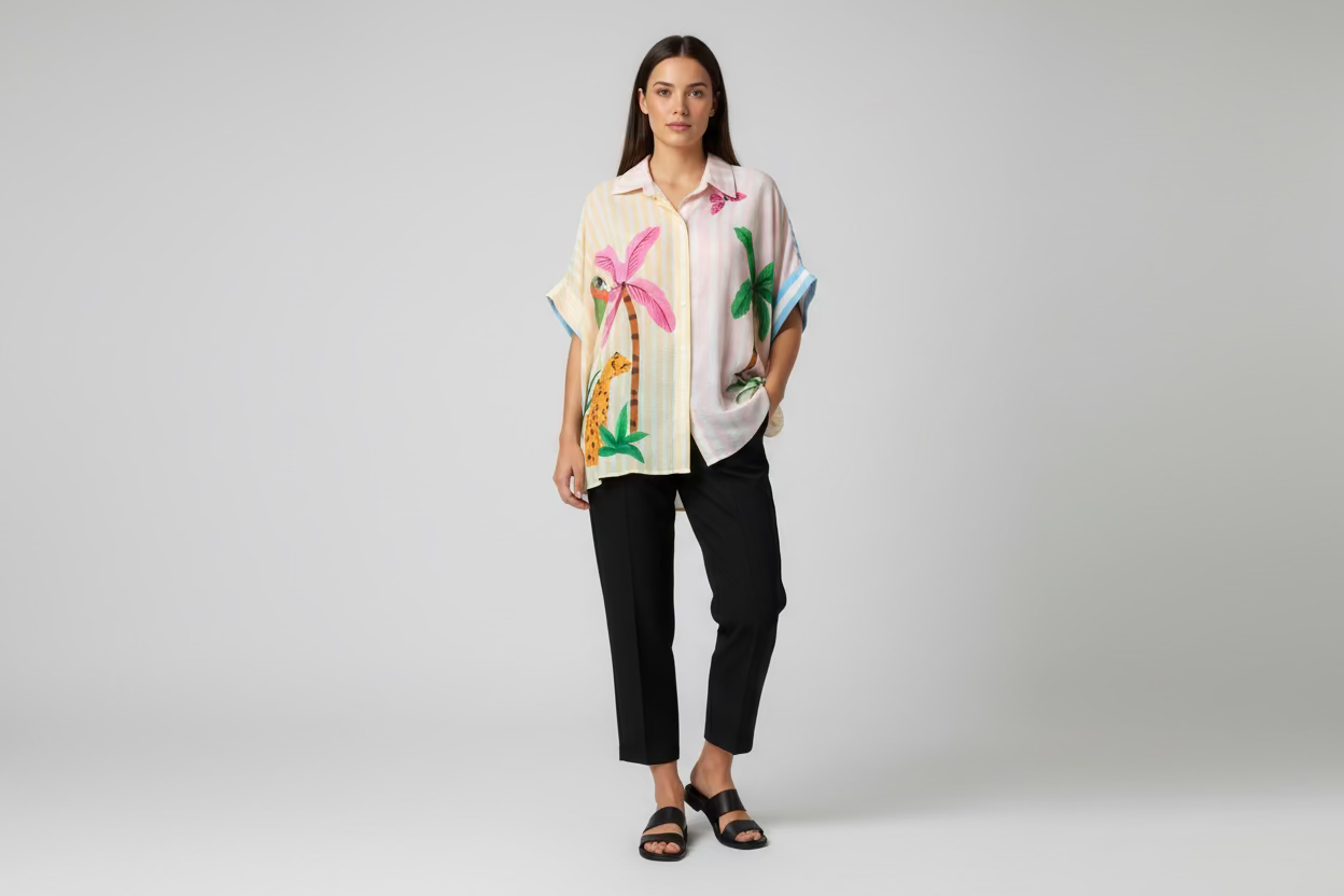 Carla Jungle Print Shirt Multi
