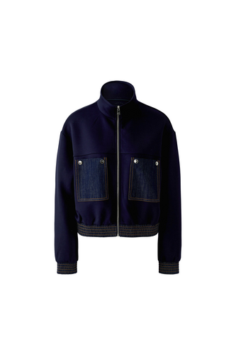 Oui Jacket Dark Blue 99134