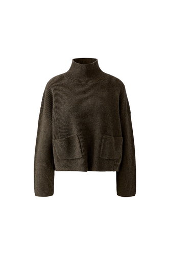 Oui Pullover Taupe 99804