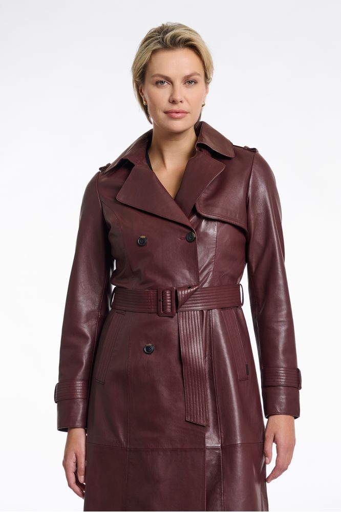 Rino & Pelle Irene Leather Trenchcoat