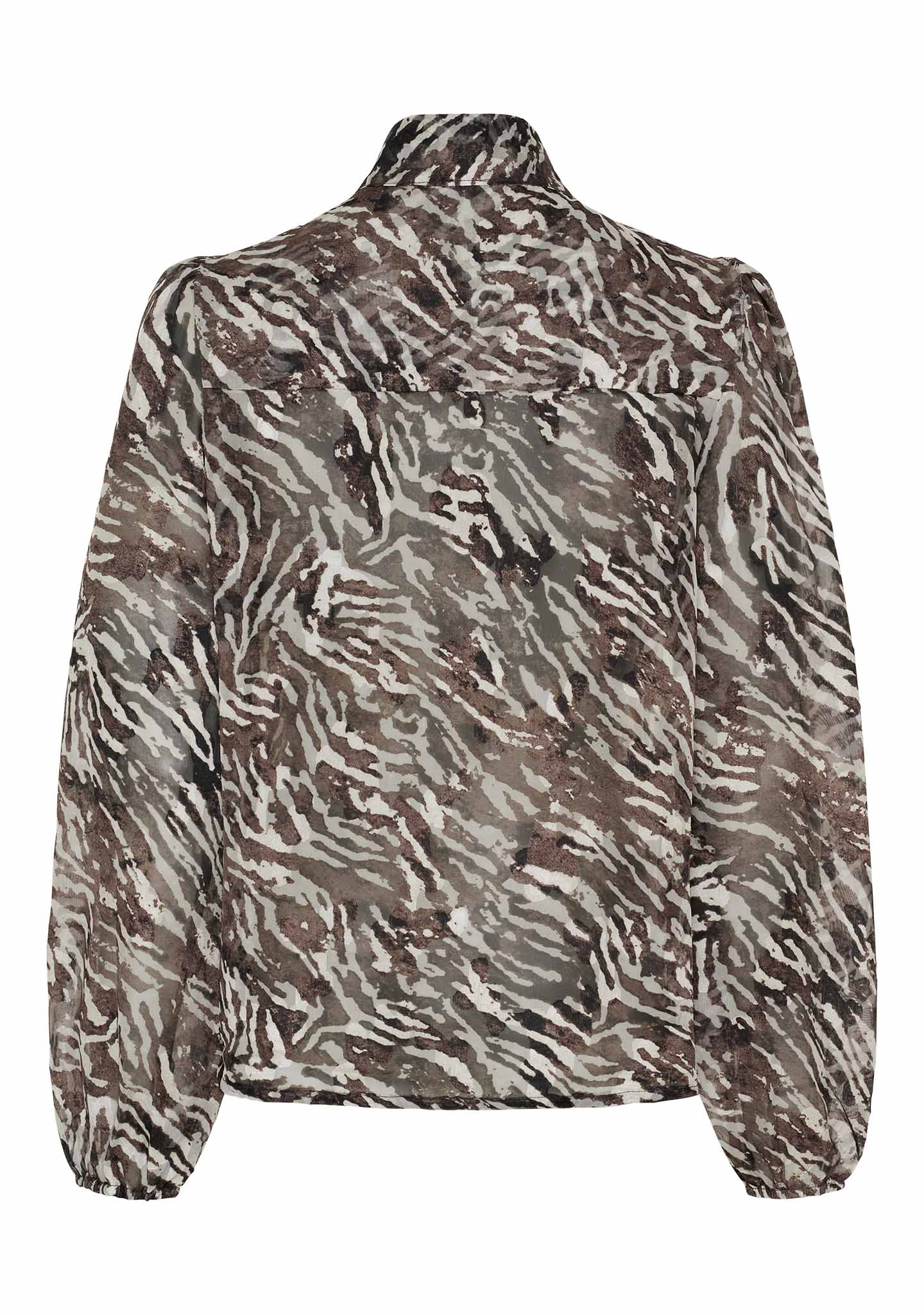 I Say Jill Blouse Flowing Brown