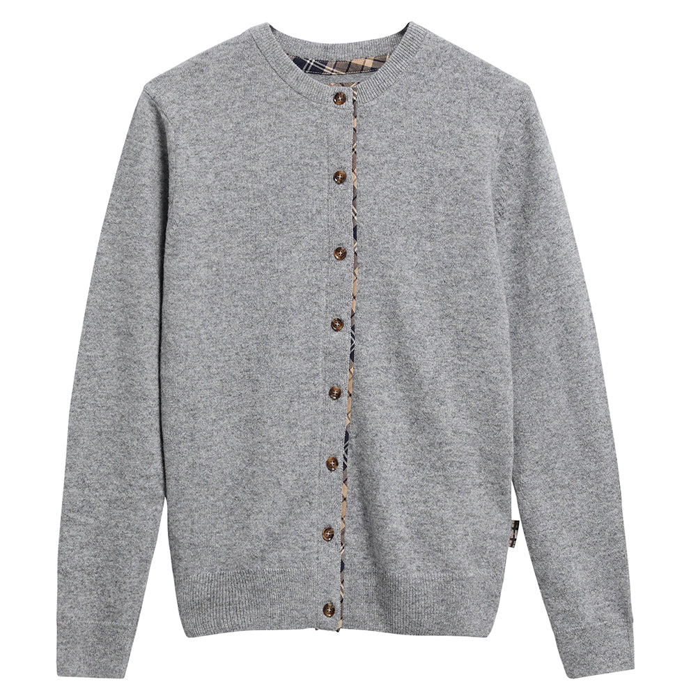 Barbour Pendle Cardi Grey Marl