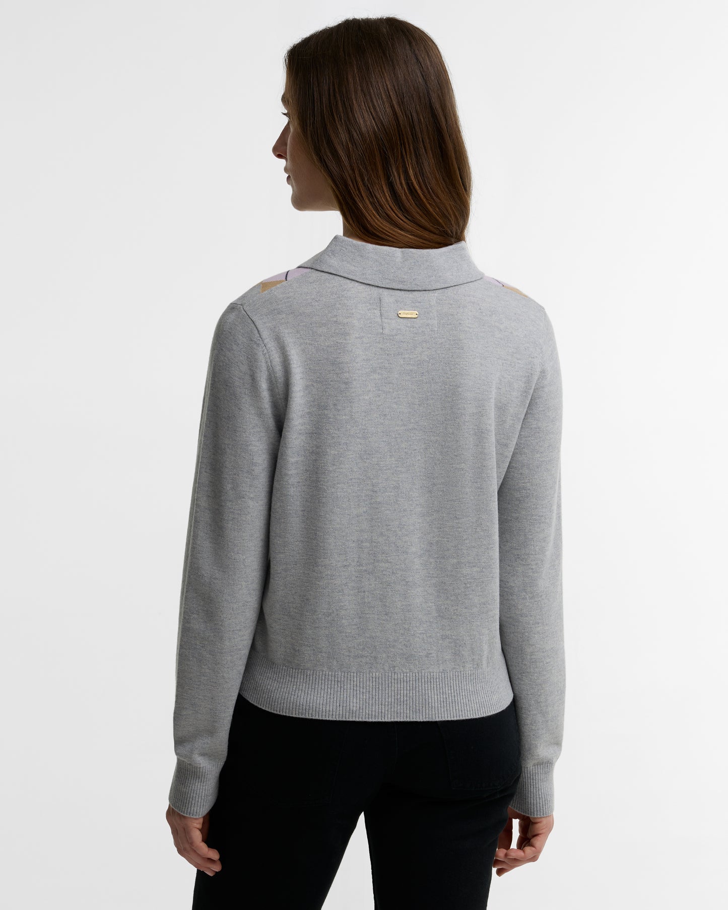 Barbour Fawne Knit Grey Multi