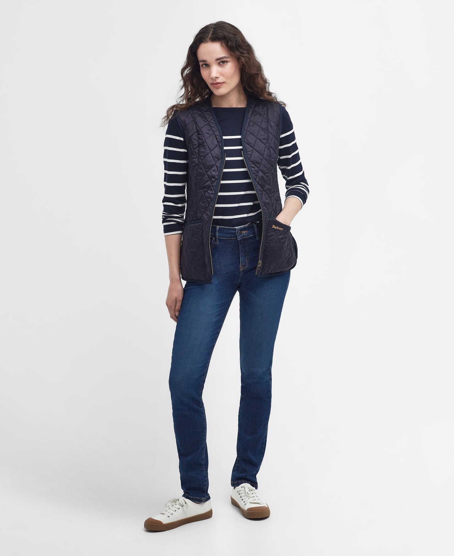 Barbour Fleece Betty Liner Navy