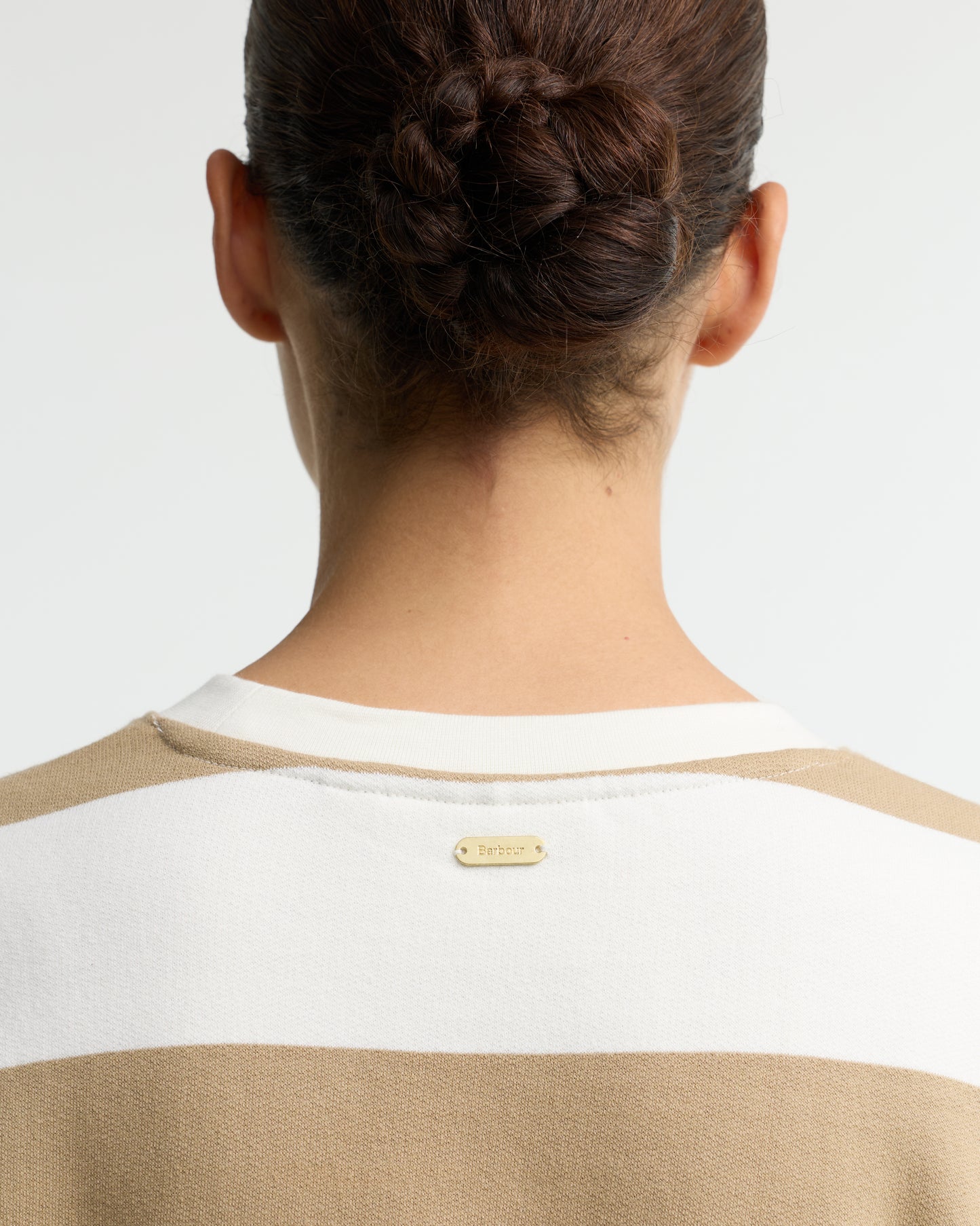 Barbour Eva Sweatshirt Cloud/Warm Trench