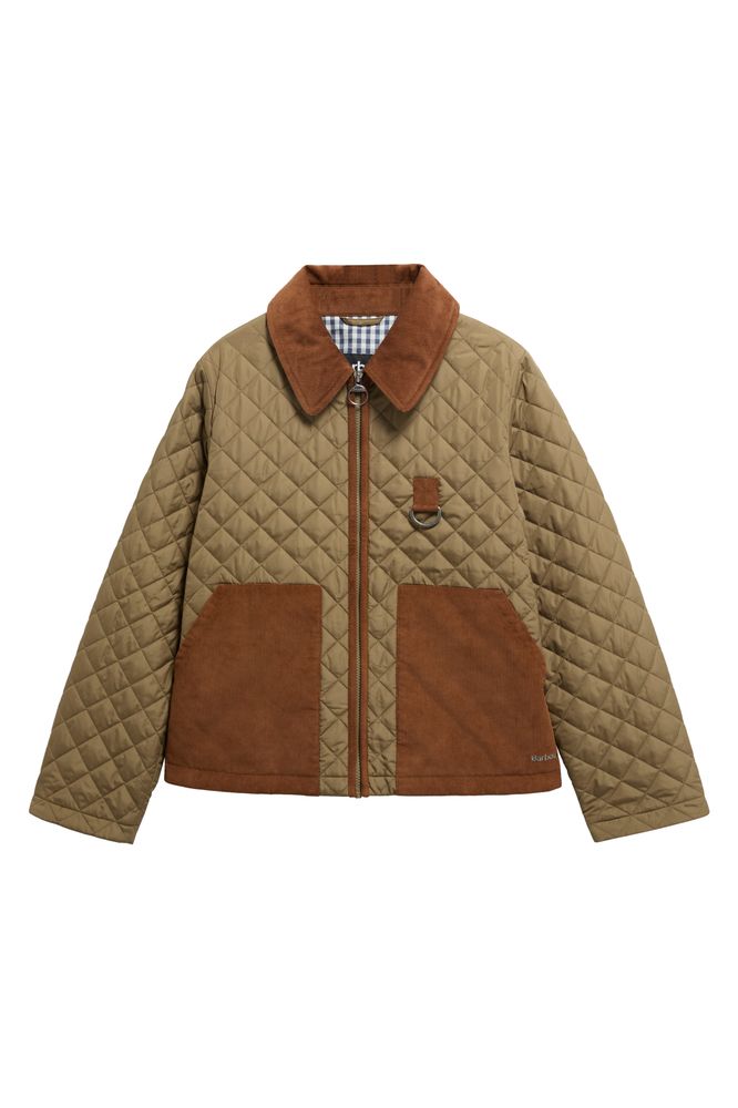 Barbour Aylesby Quilted Jacket Dusky Green