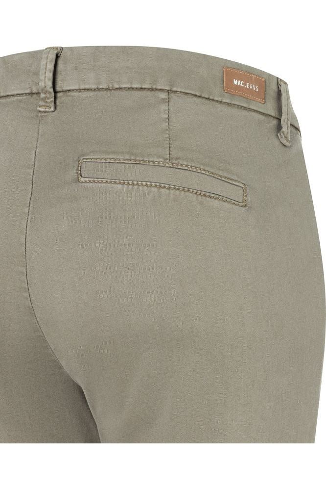 MAC Chino Turn Up Mud Green