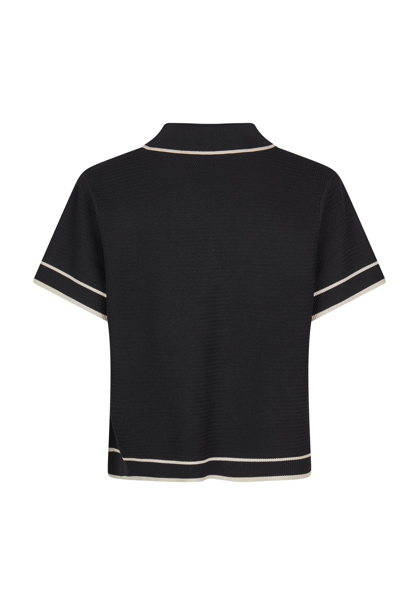 Marc Aurel Polo Pullover Black