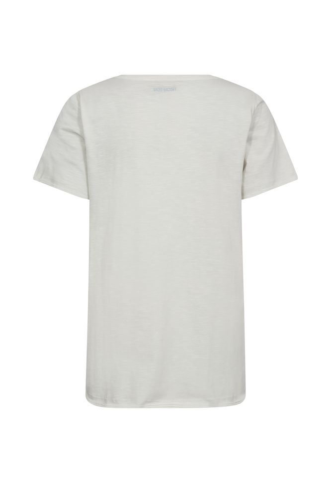 Mos Mosh Tonia O-SS Glam Tee Ecru