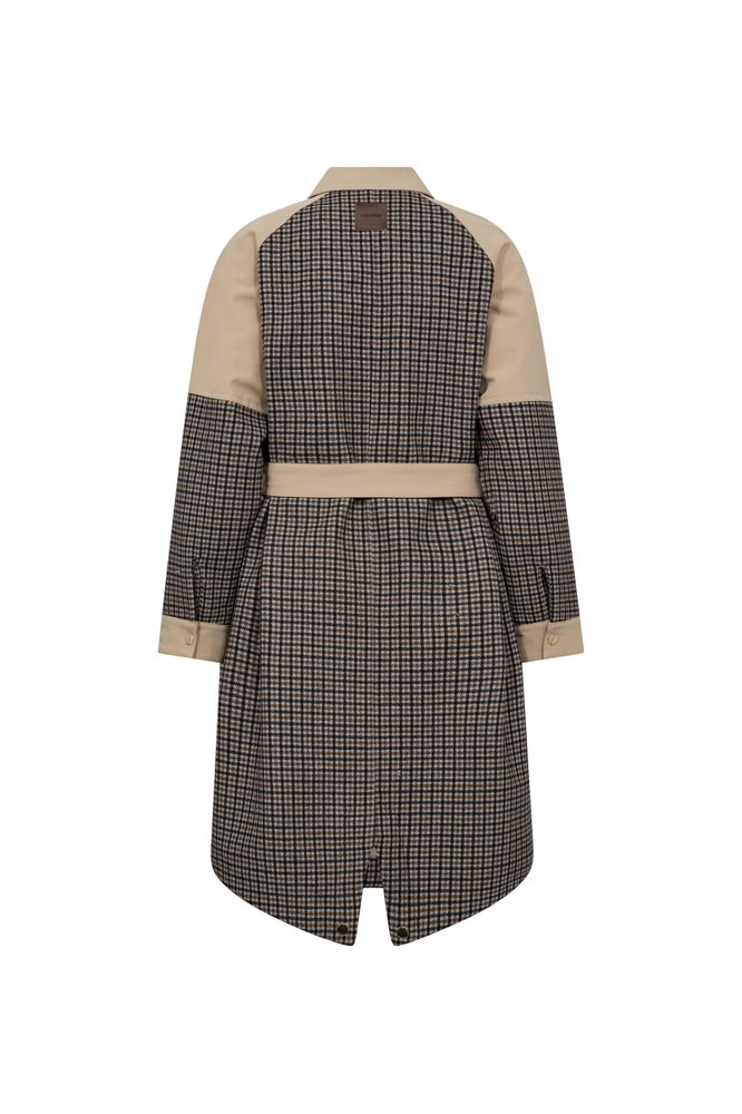 Mos Mosh Aline Check Jacket Doeskin