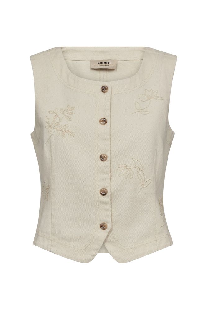 Mos Mosh Donia Rinna Vest Clay