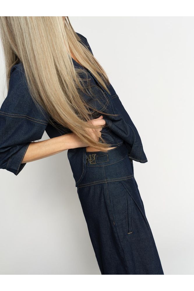 Mos Mosh Verone Crispy Jeans Dark Blue