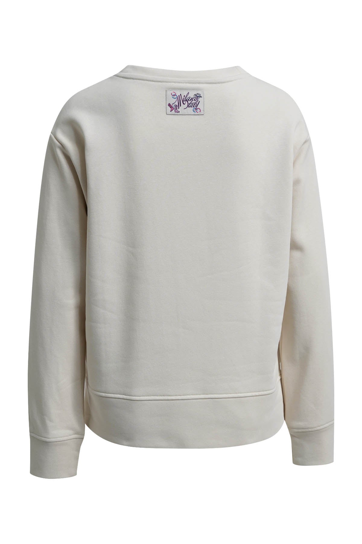 Milano Round Neck Sweatshirt Cream