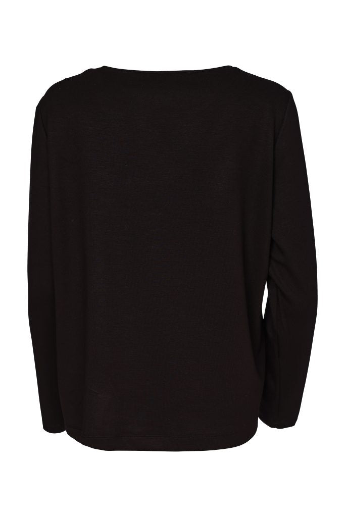 Naya Top Colour Inset Black / Thyme