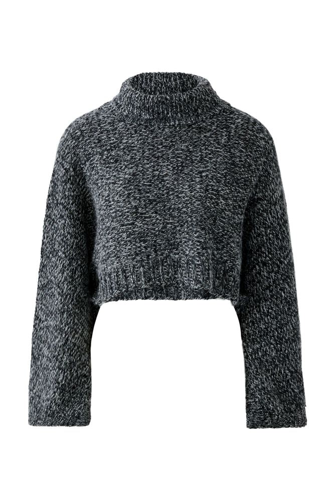 Oui Pullover Black Off White 95036