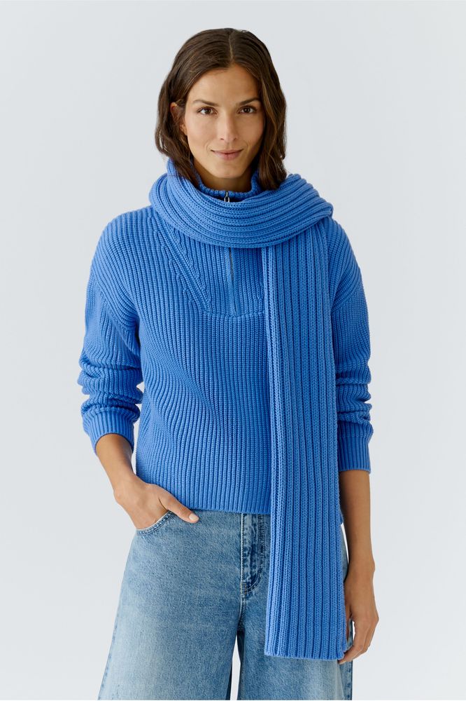 Oui Blue Scarf