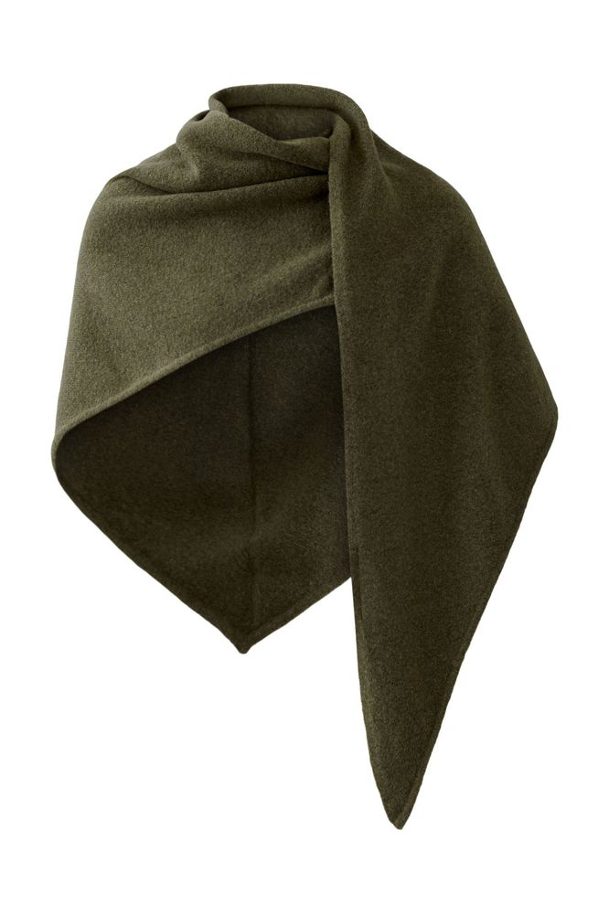 Oui Scarf Khaki 95541