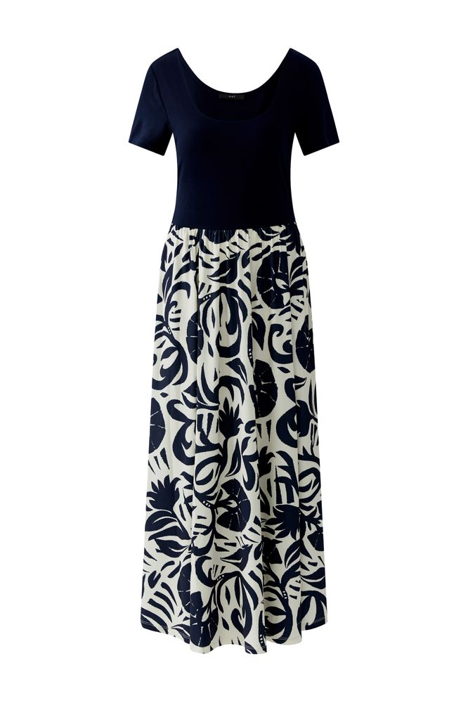 Oui White/Blue Dress 97330